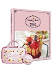 Dazzling❤蜜糖吐司：女孩們的Secret收納包甜點特輯組—限量甜美粉（內含收納包、小圓鏡、甜點書各一）