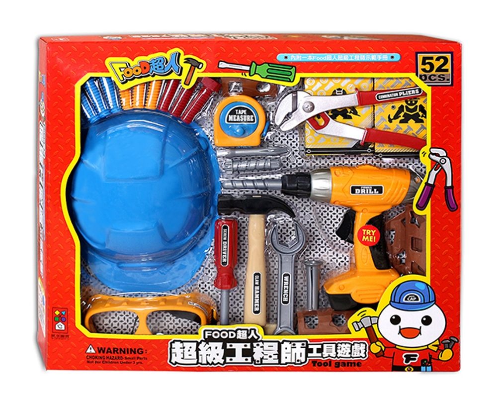 超級工程師工具遊戲：FOOD超人（52pcs）