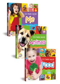 小寶貝的基礎100字：食物、我的世界、動物樂園(全套3冊+3CD)