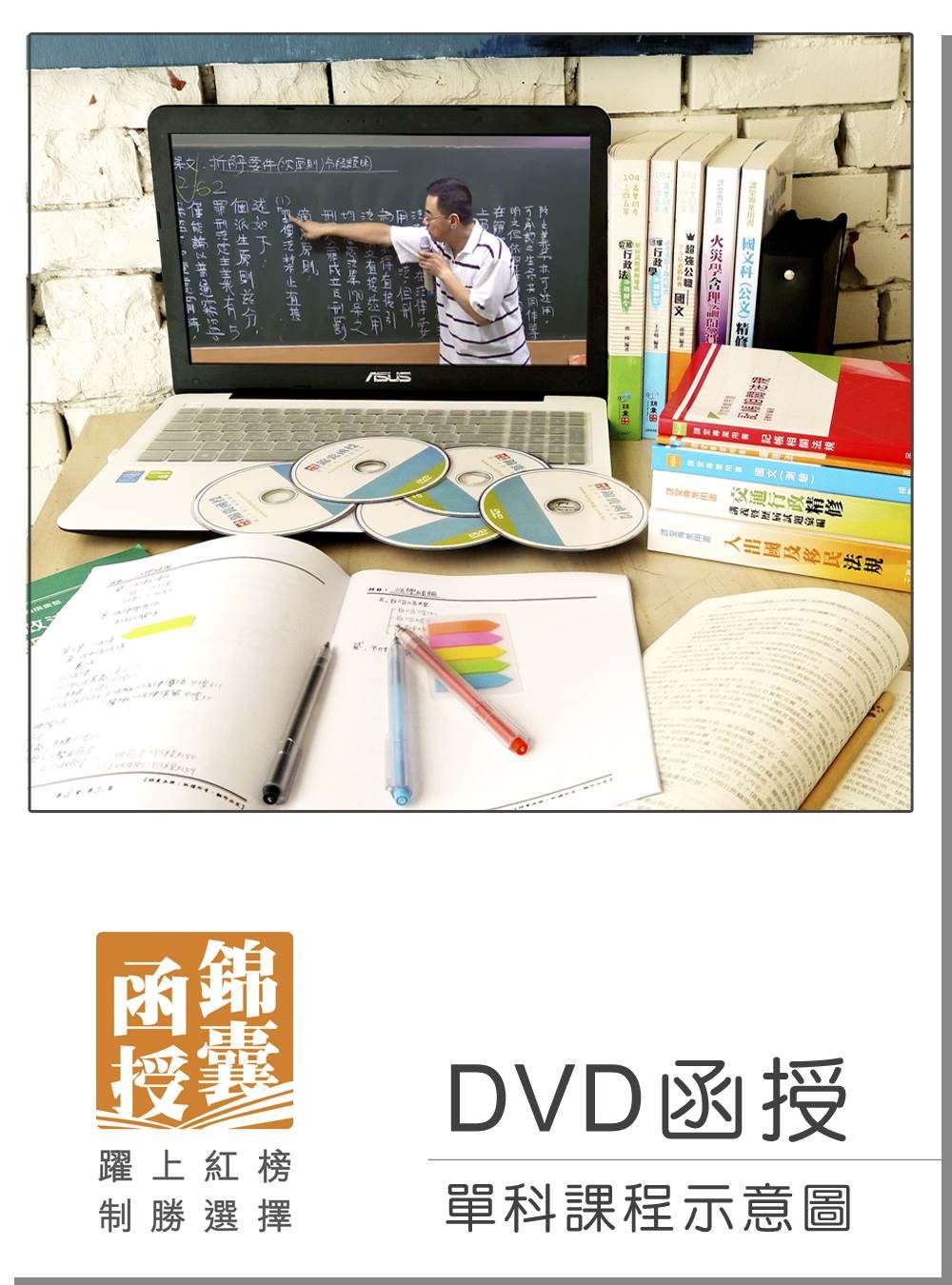 【DVD函授】英文-單科課程(105版)