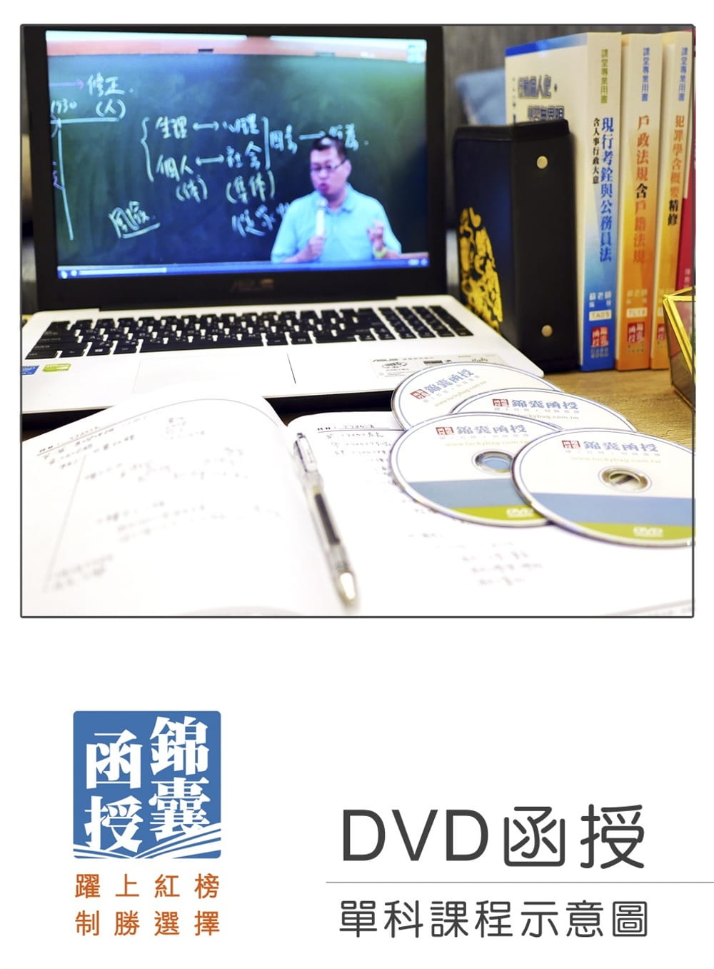 【DVD函授】運輸學�鐵路運輸學：單科課程(109版)