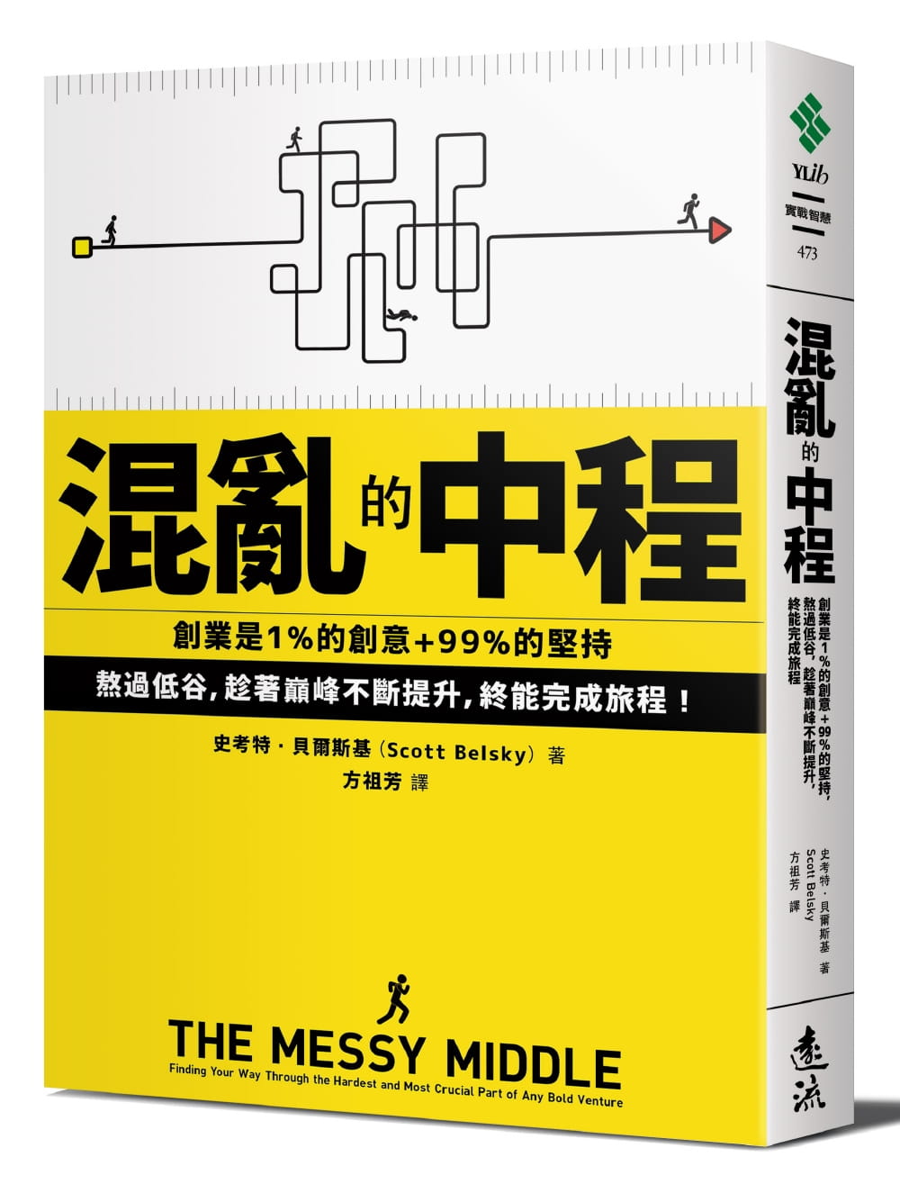 混亂的中程：創業是1%的創意＋99%的堅持，熬過低谷，趁著巔峰不斷提升，終能完成旅程