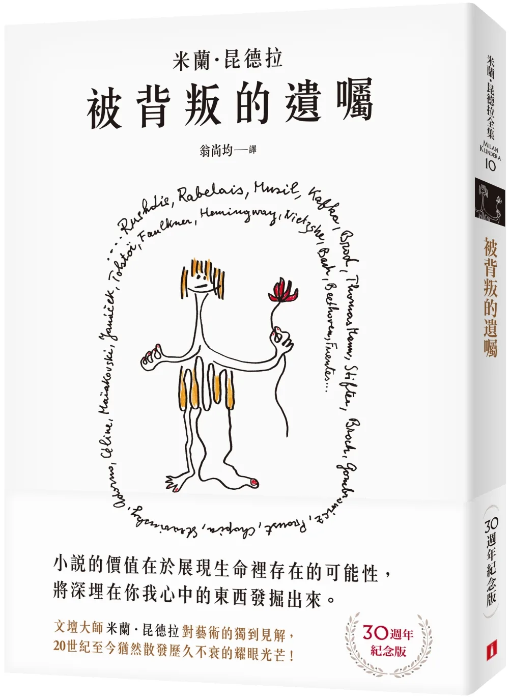 被背叛的遺囑【30週年紀念版】：文壇大師米蘭．昆德拉對藝術的獨到見解！獨家親繪繁體中文版封面插畫！